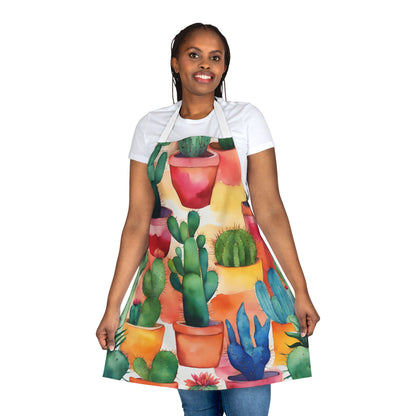 Multi Cacti 1 Adult Apron (AOP)