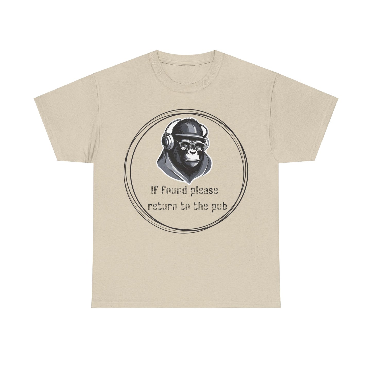 If Found Please Return To The Pub Unisex Heavy Cotton Tee