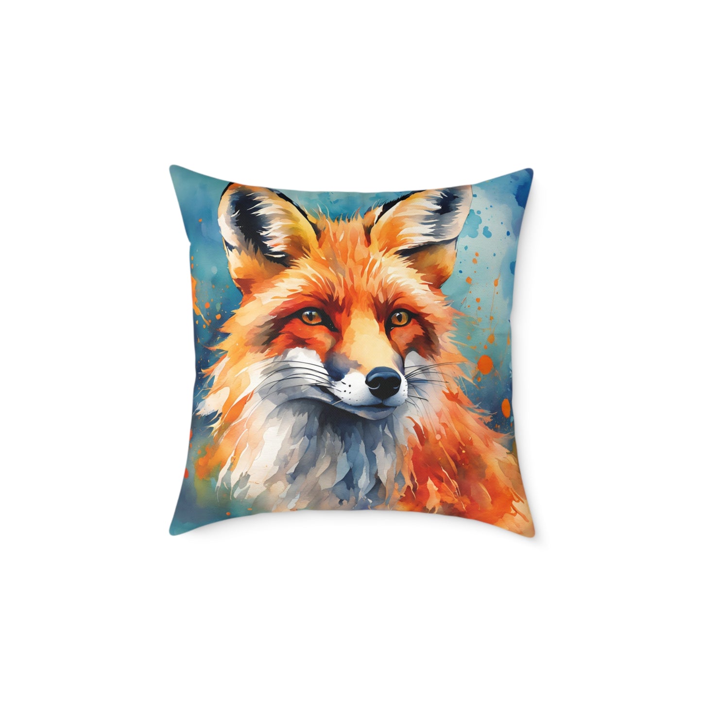 Fox 04 Poly Pillow - Natures Beauty Design