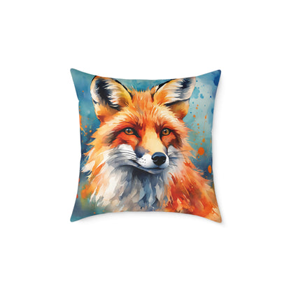 Fox 04 Poly Pillow - Natures Beauty Design