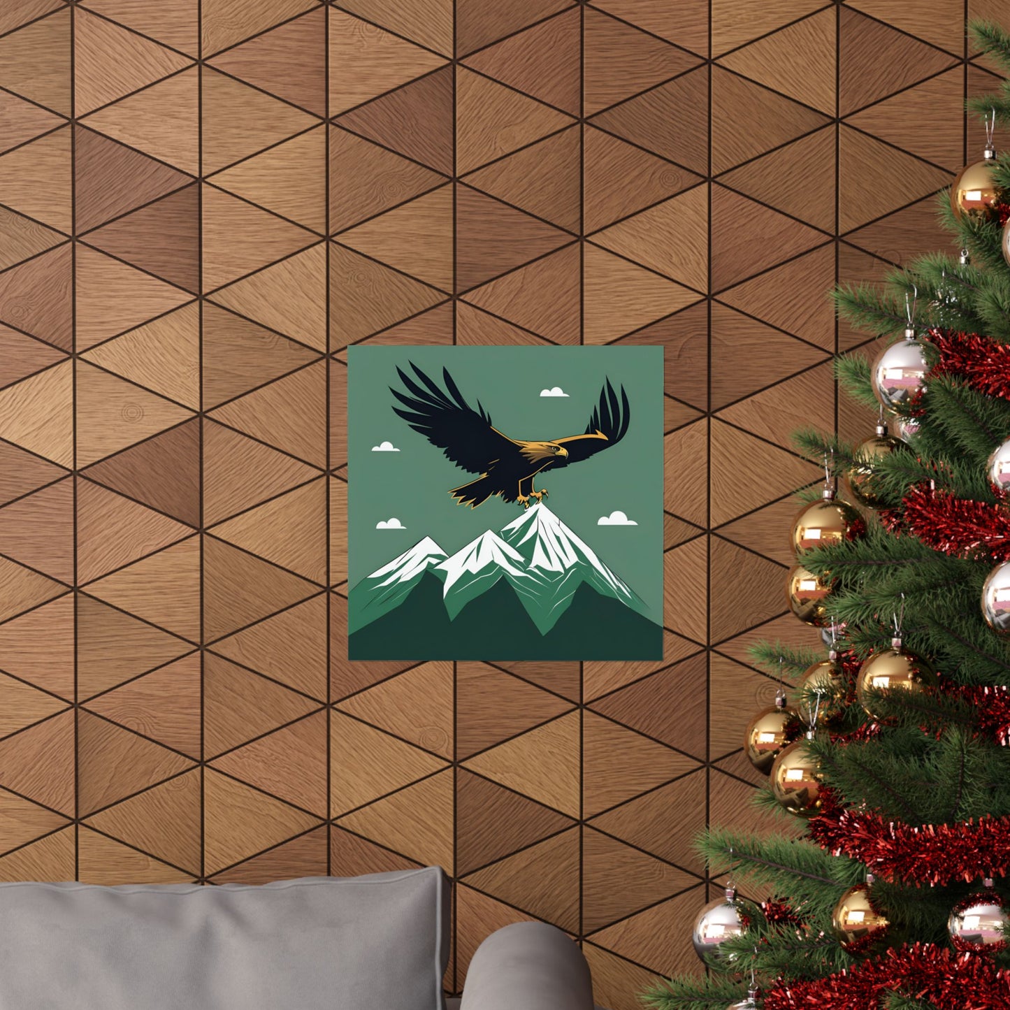 Lone Collection Eagle 11 Matte Square Posters