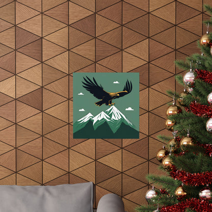 Lone Collection Eagle 11 Matte Square Posters