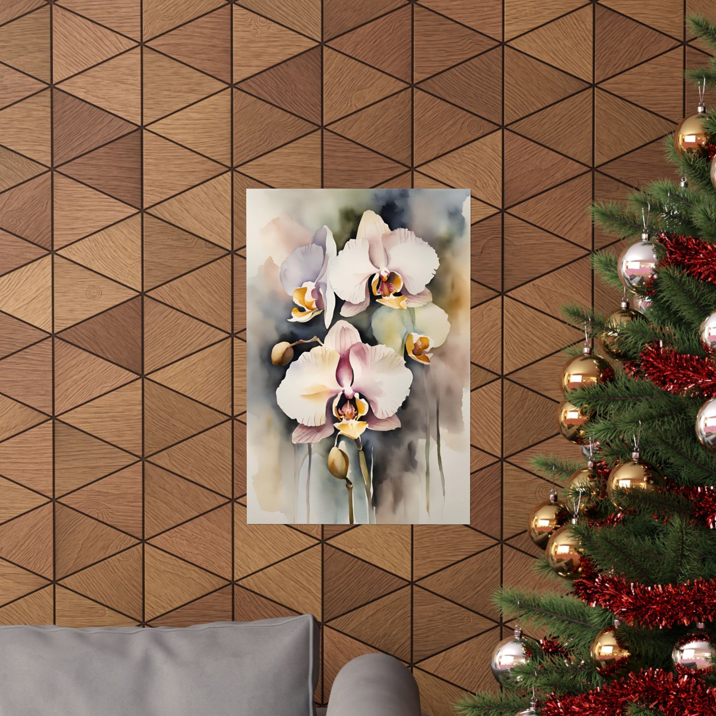 Orchids 01 Matte Vertical Poster