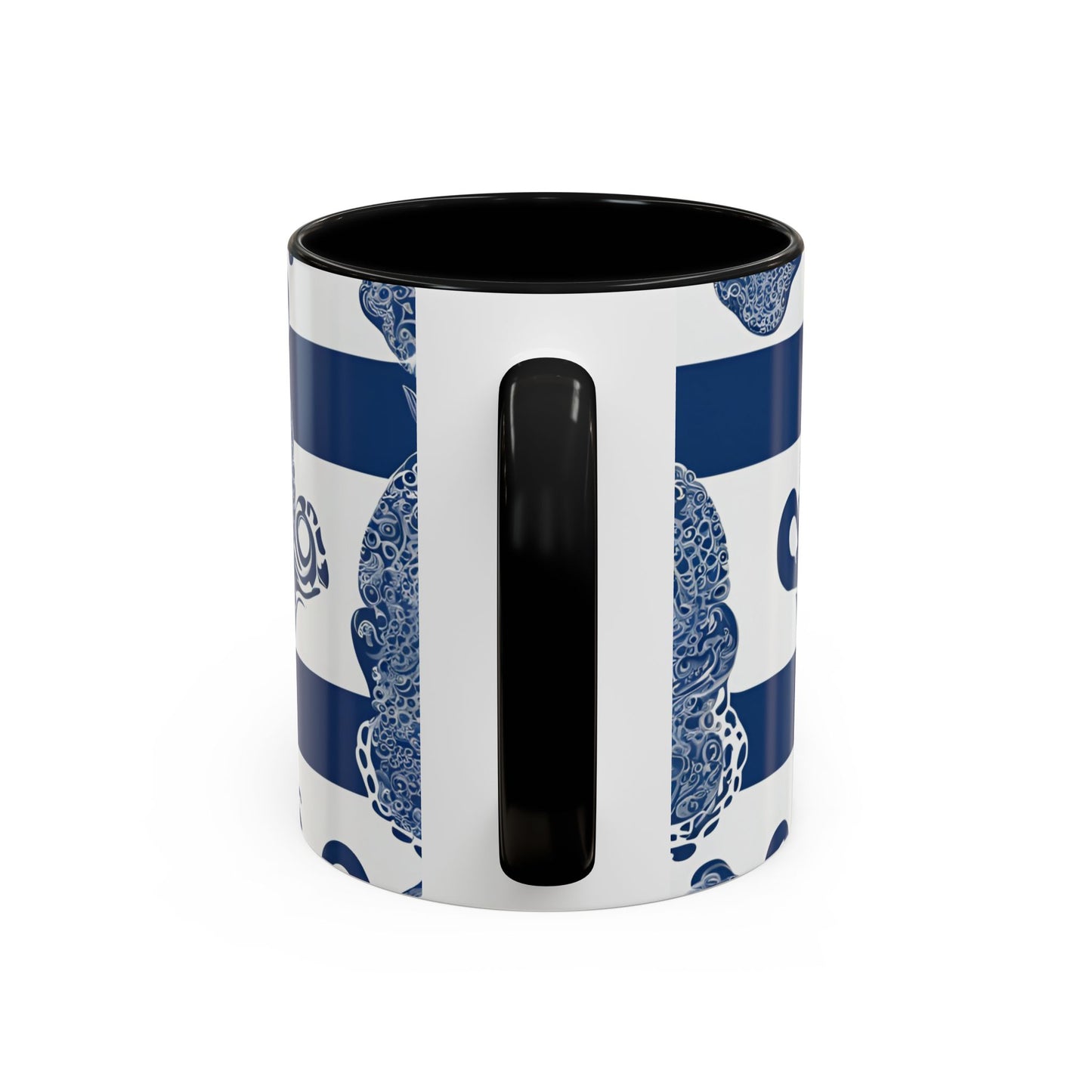 Octopus 6 Accent Coffee Mug (11oz)