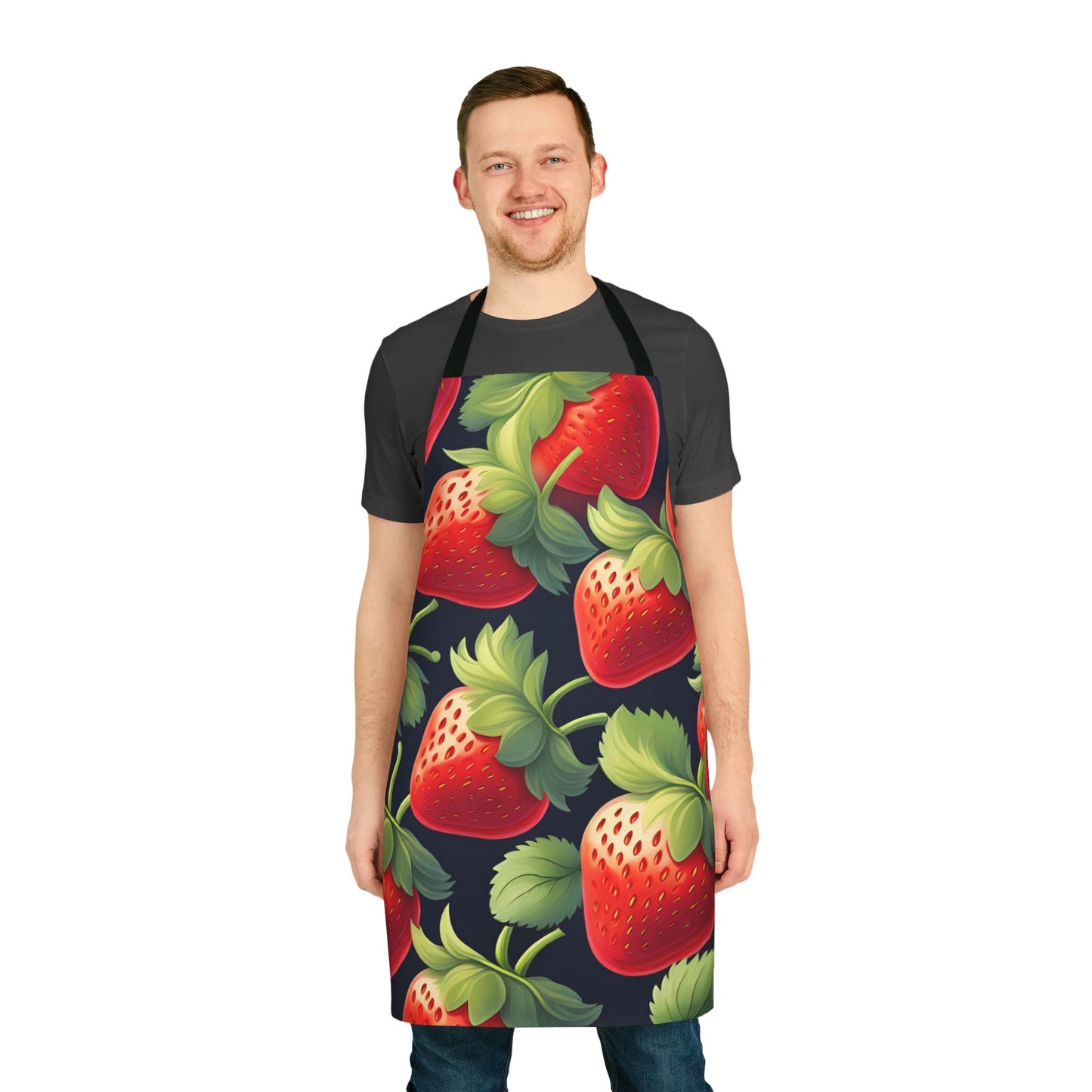Strawberry 1 Apron, 5 Color Straps (AOP)
