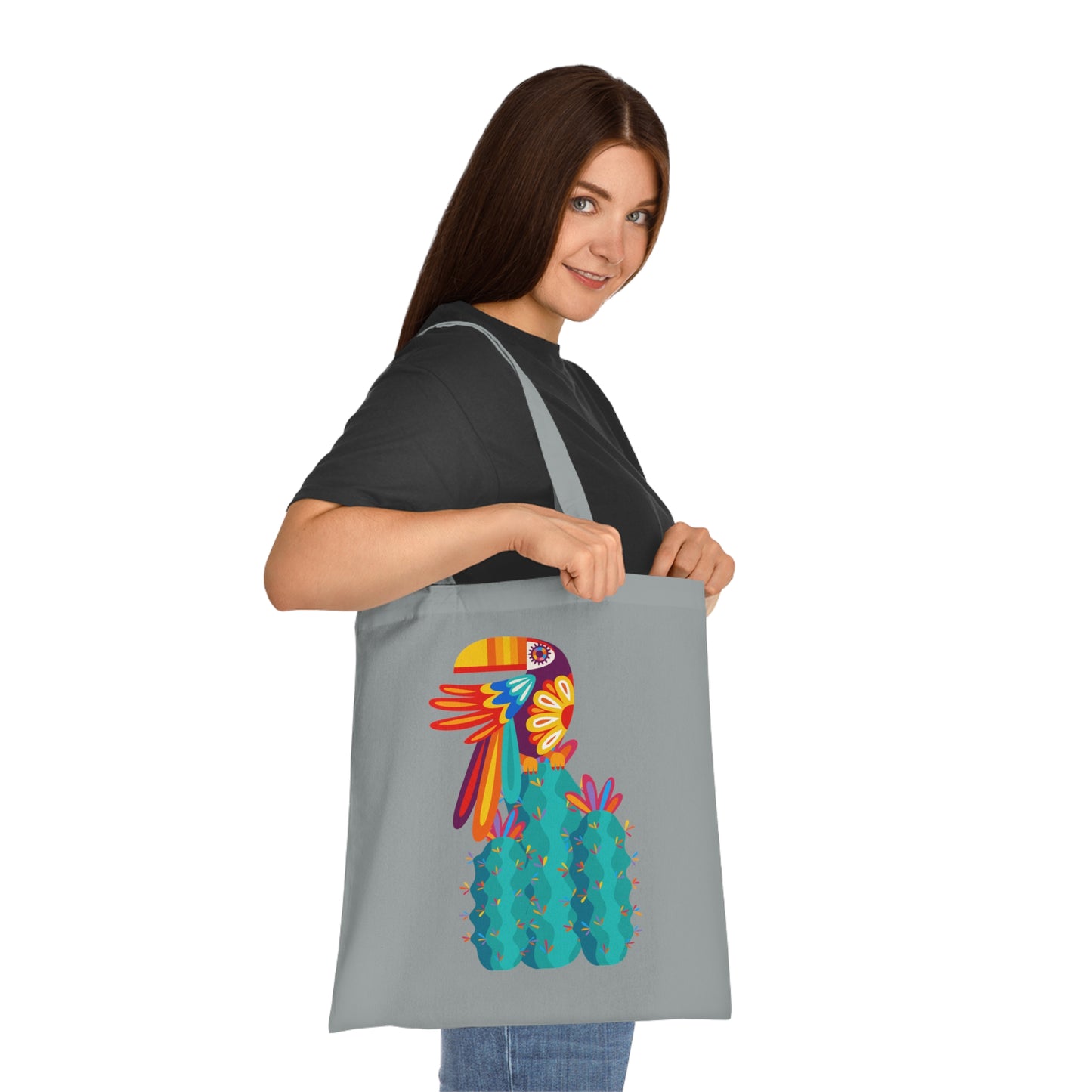 Funky birds 09 Cotton Tote
