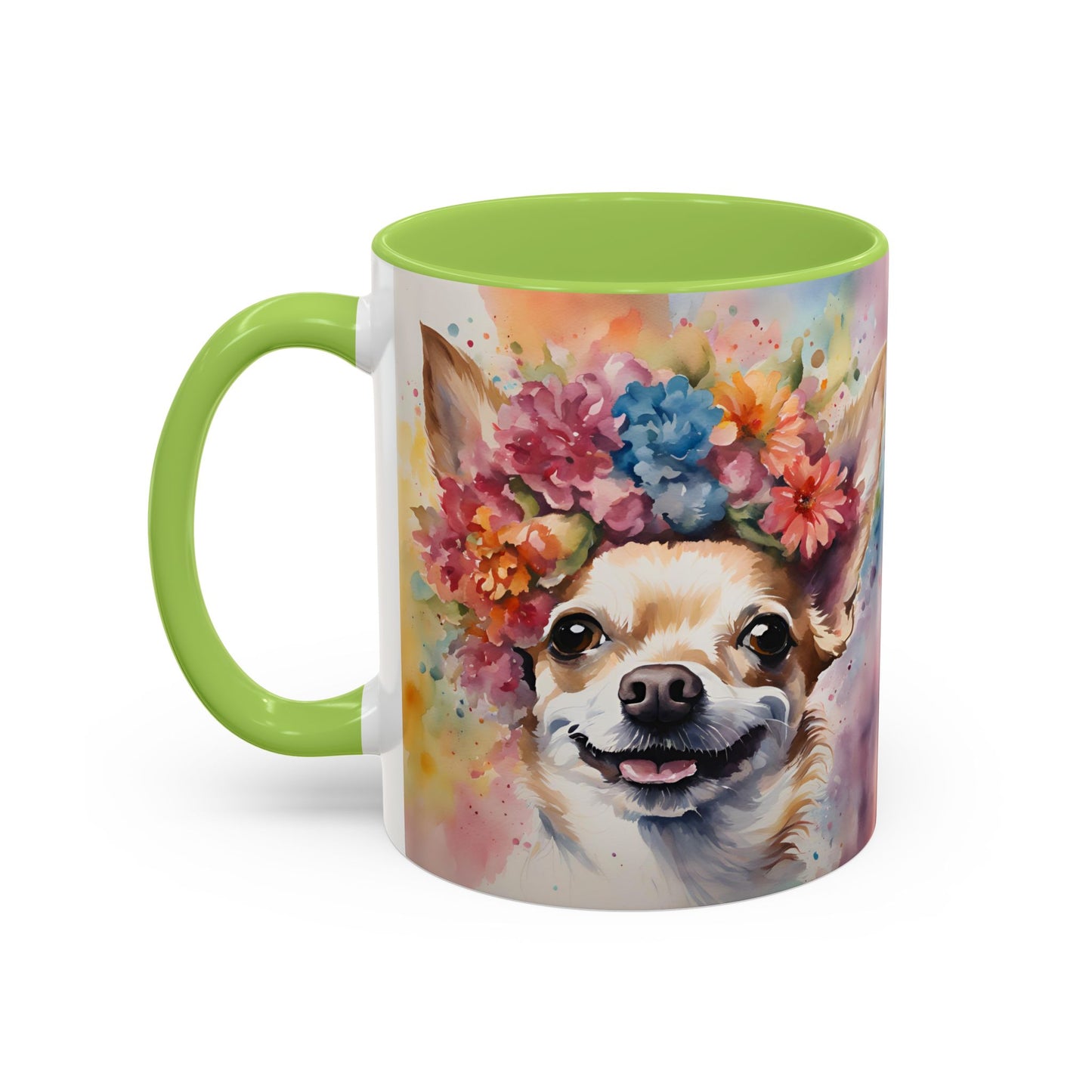 Chihuahua 04 Accent Coffee Mug - Dog Lover Gift