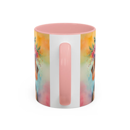 Dachshund 04 Accent Coffee Mug - Dog Lover Gift