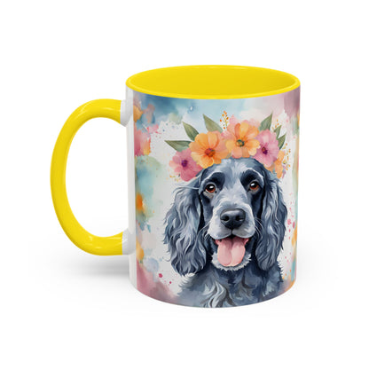 Blue Roan Cocker Spaniel 03 Accent Coffee Mug - Dog Lover Gift