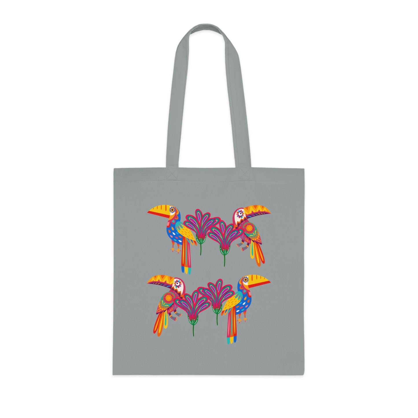 Funky birds 12 Cotton Tote