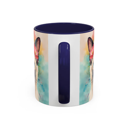 Floral Siamese Cat 04 Accent Coffee Mug - 11oz Perfect for Cat Lovers & Gifts