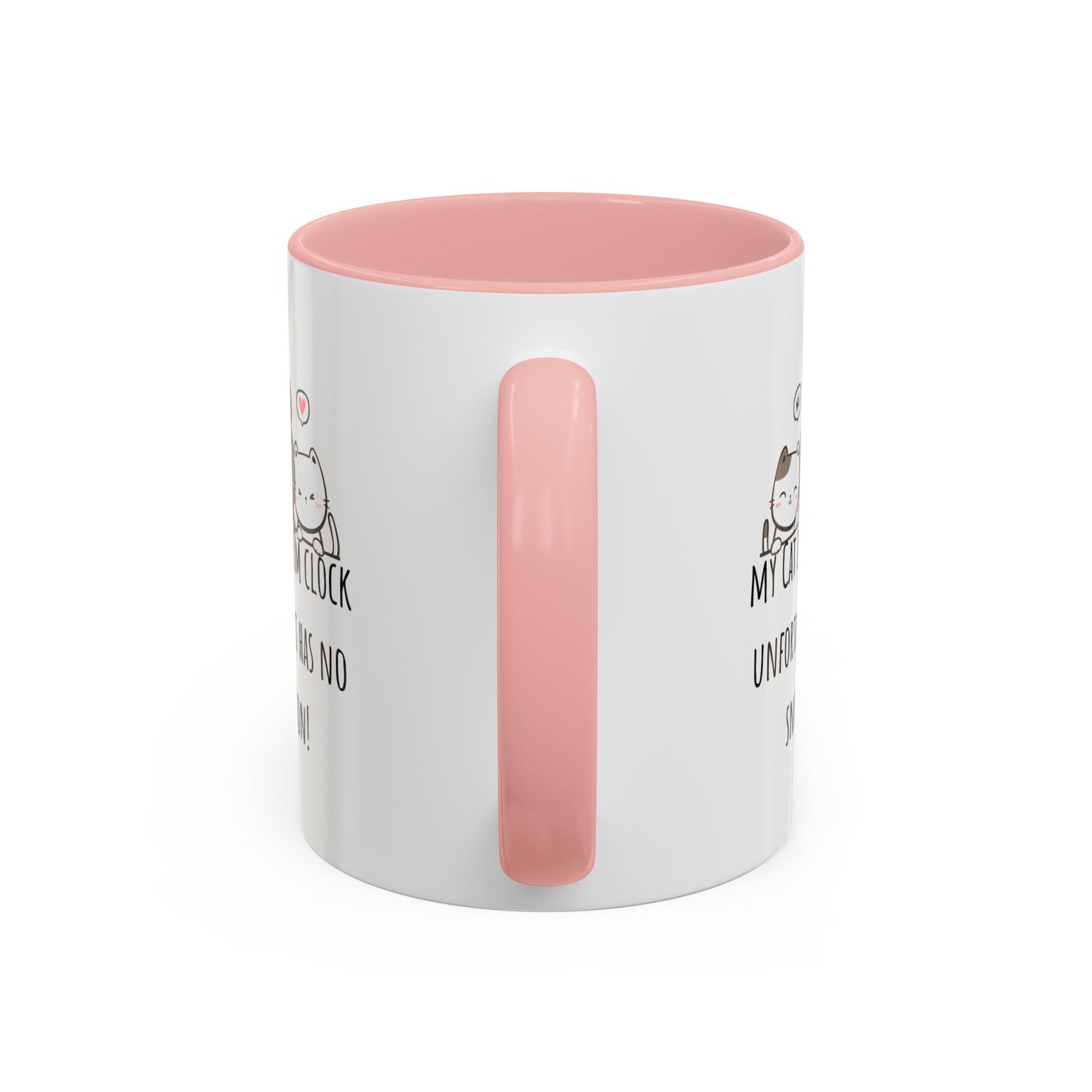 Cat Alarm Accent Coffee Mug (11oz)