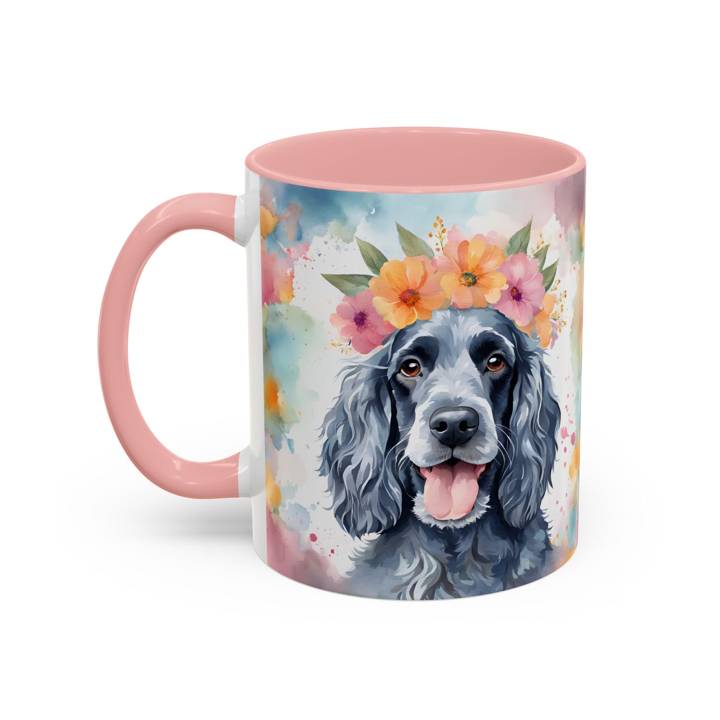 Blue Roan Cocker Spaniel 03 Accent Coffee Mug - Dog Lover Gift
