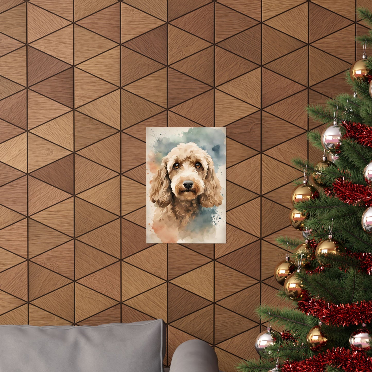 Dogs Cockapoo 04 Matte Vertical Poster