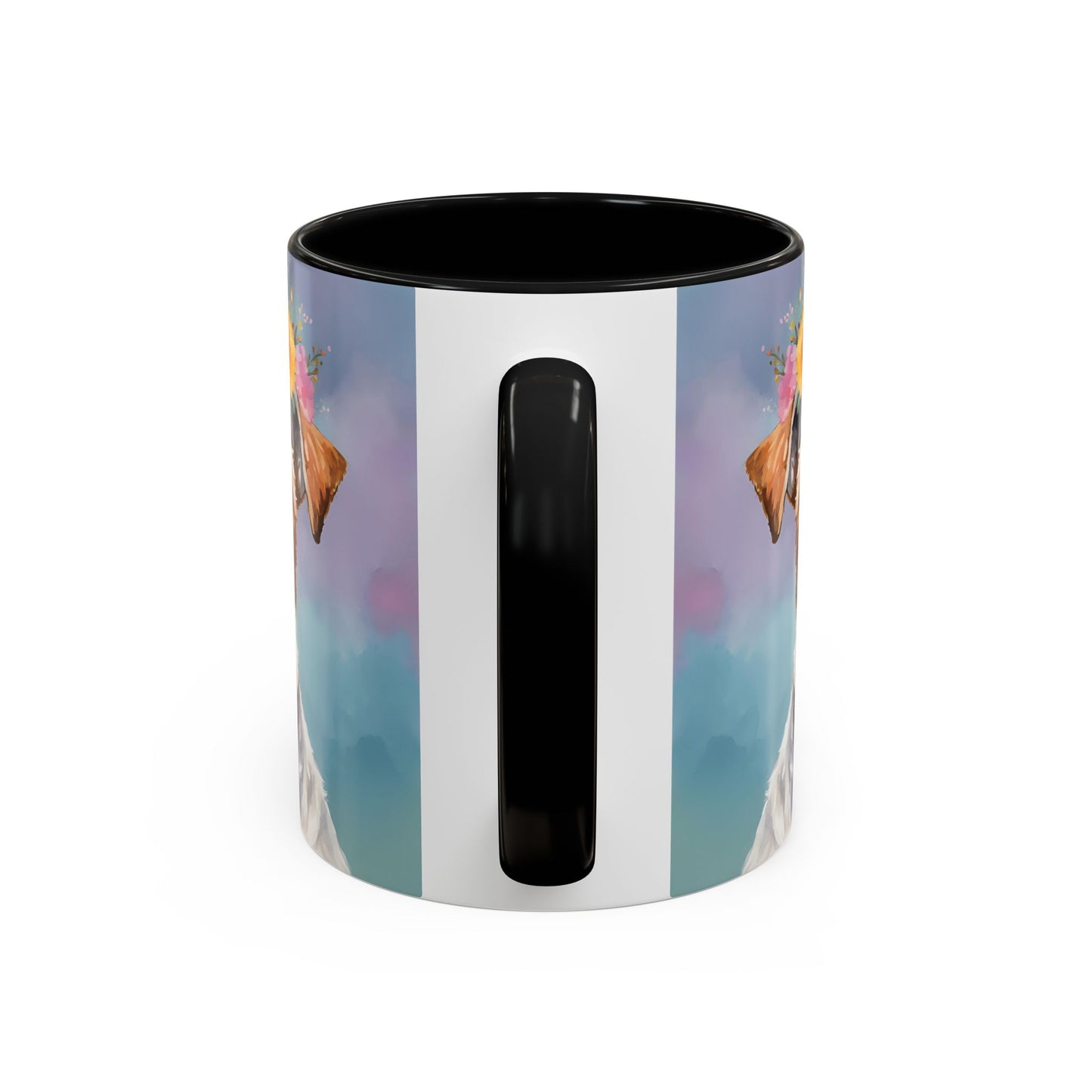 Fox Terrier 02 Accent Coffee Mug - Dog Lover Gift