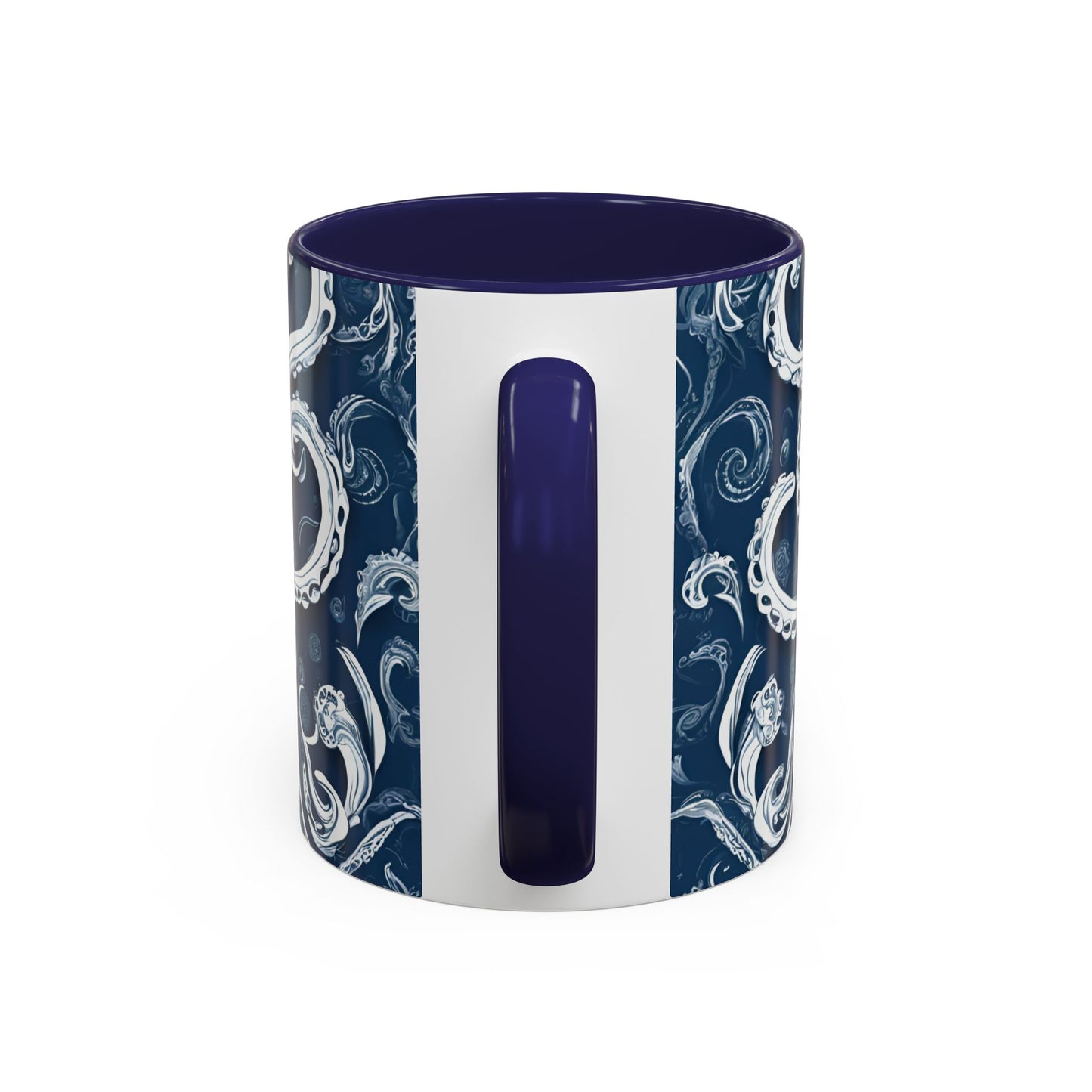 Octopus 8 Accent Coffee Mug (11oz)