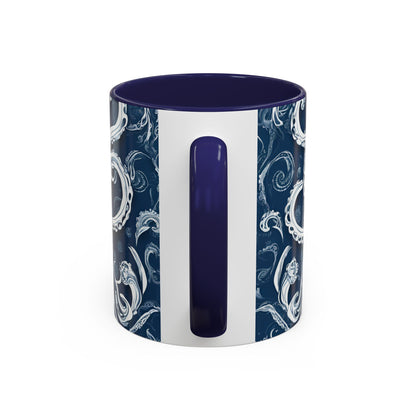 Octopus 8 Accent Coffee Mug (11oz)