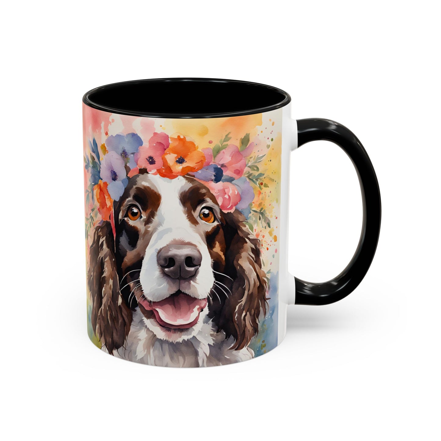 Springer Spaniel 03 Accent Coffee Mug - Dog Lover Gift