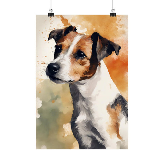 Dogs Jack Russell 01 Matte Vertical Poster