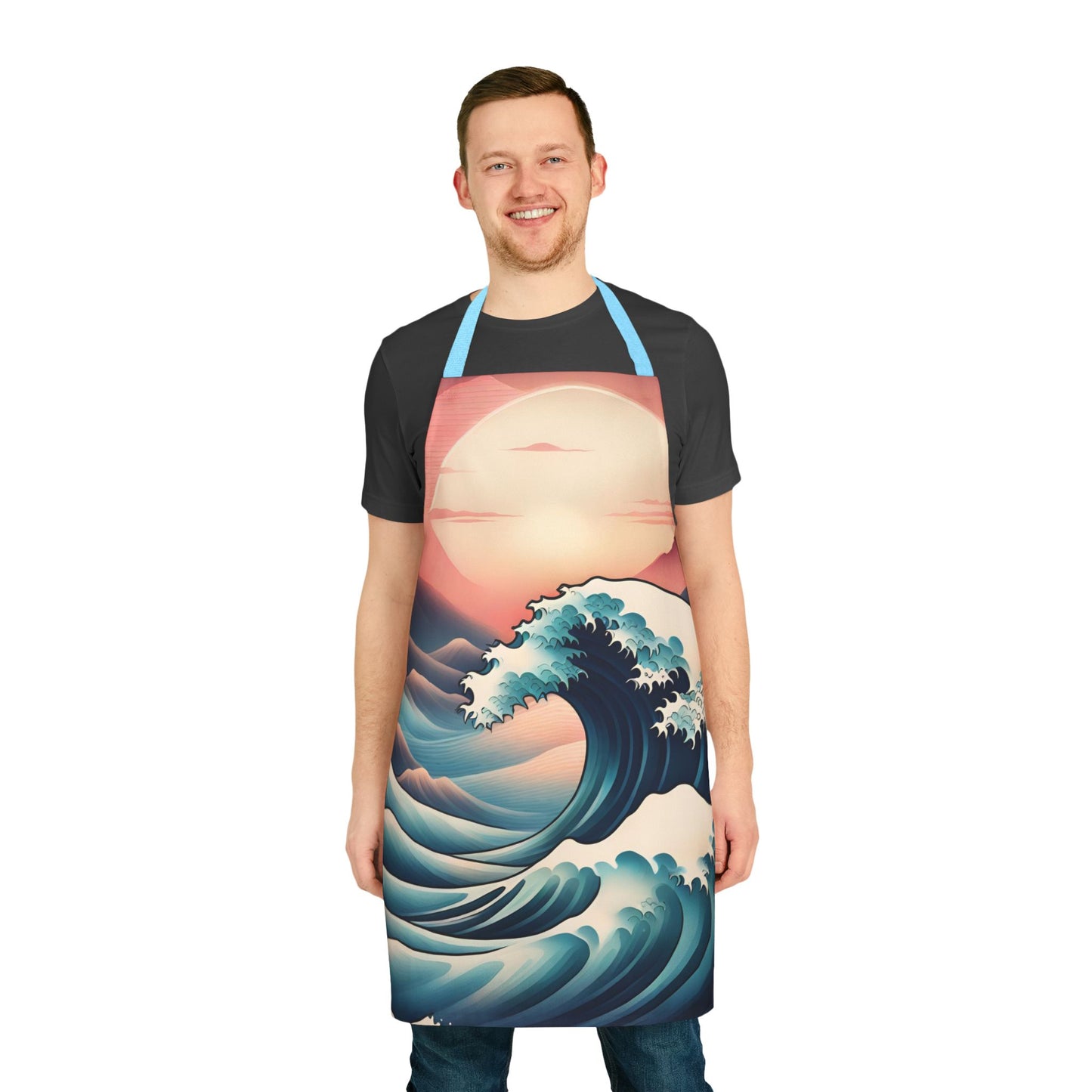 Waves 2 Apron, 5 Color Straps (AOP)