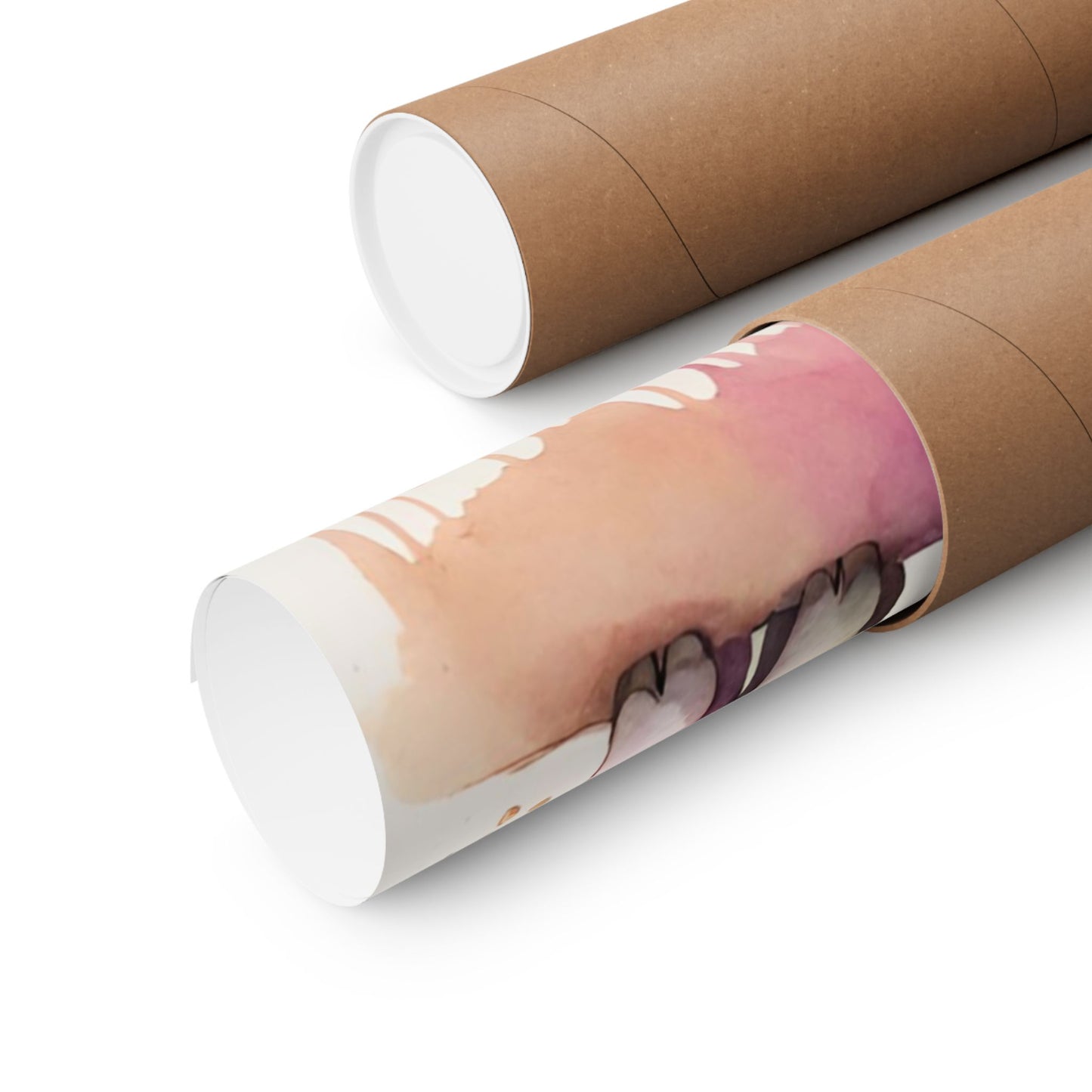 Nursery Llamas 1 Matte Horizontal Posters