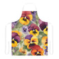Pansies 04 Apron 5-Color Straps