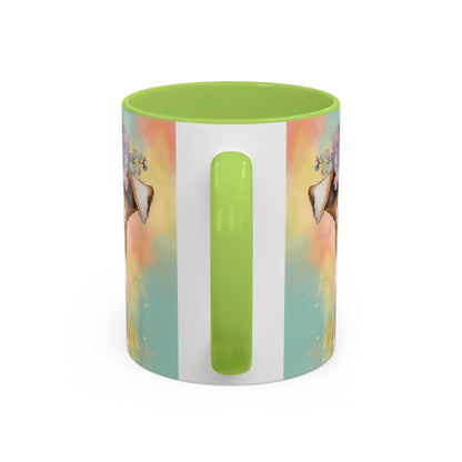 Fox Terrier 01 Accent Coffee Mug - Dog Lover Gift