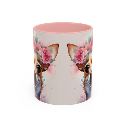 Chihuahua 01 Accent Coffee Mug - Dog Lover Gift