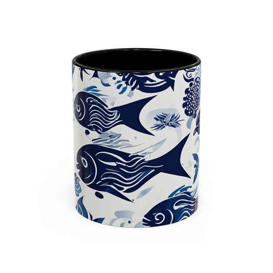 Fish 15 Accent Coffee Mug (11oz)