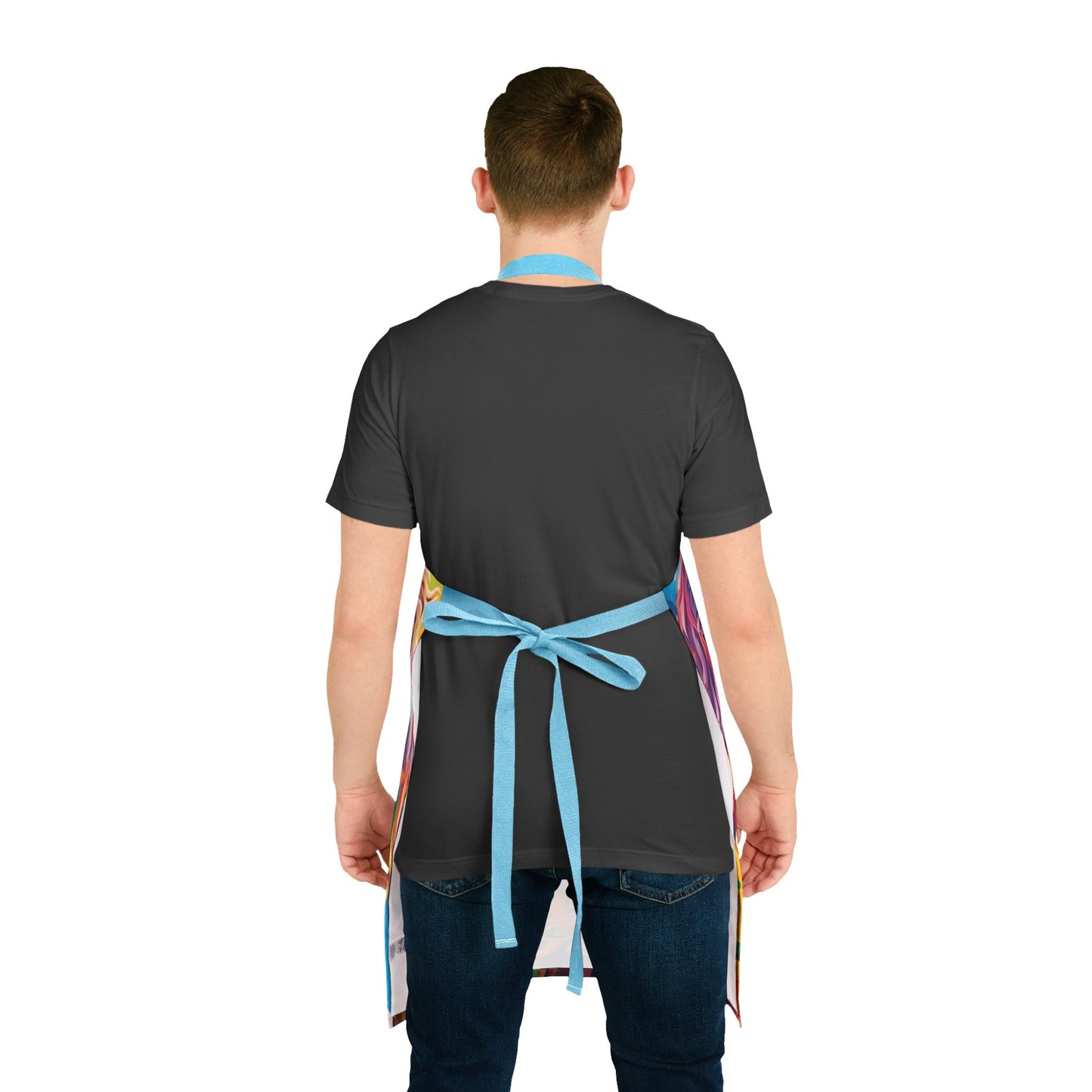 Multicolored Cockerpoo Adult Apron (AOP)