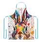 Multicolored Hare Adult Apron (AOP)
