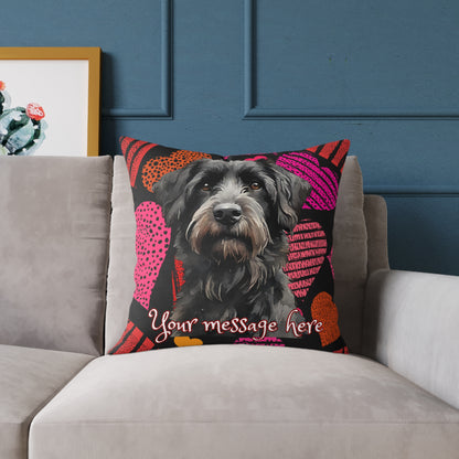 Personalized Valentine Eddy 2 Poly Cushion/Pillow 5 sizes