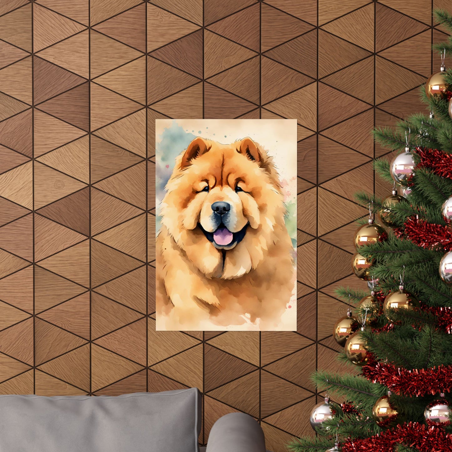 Dogs Chow Chow 04 Matte Vertical Poster