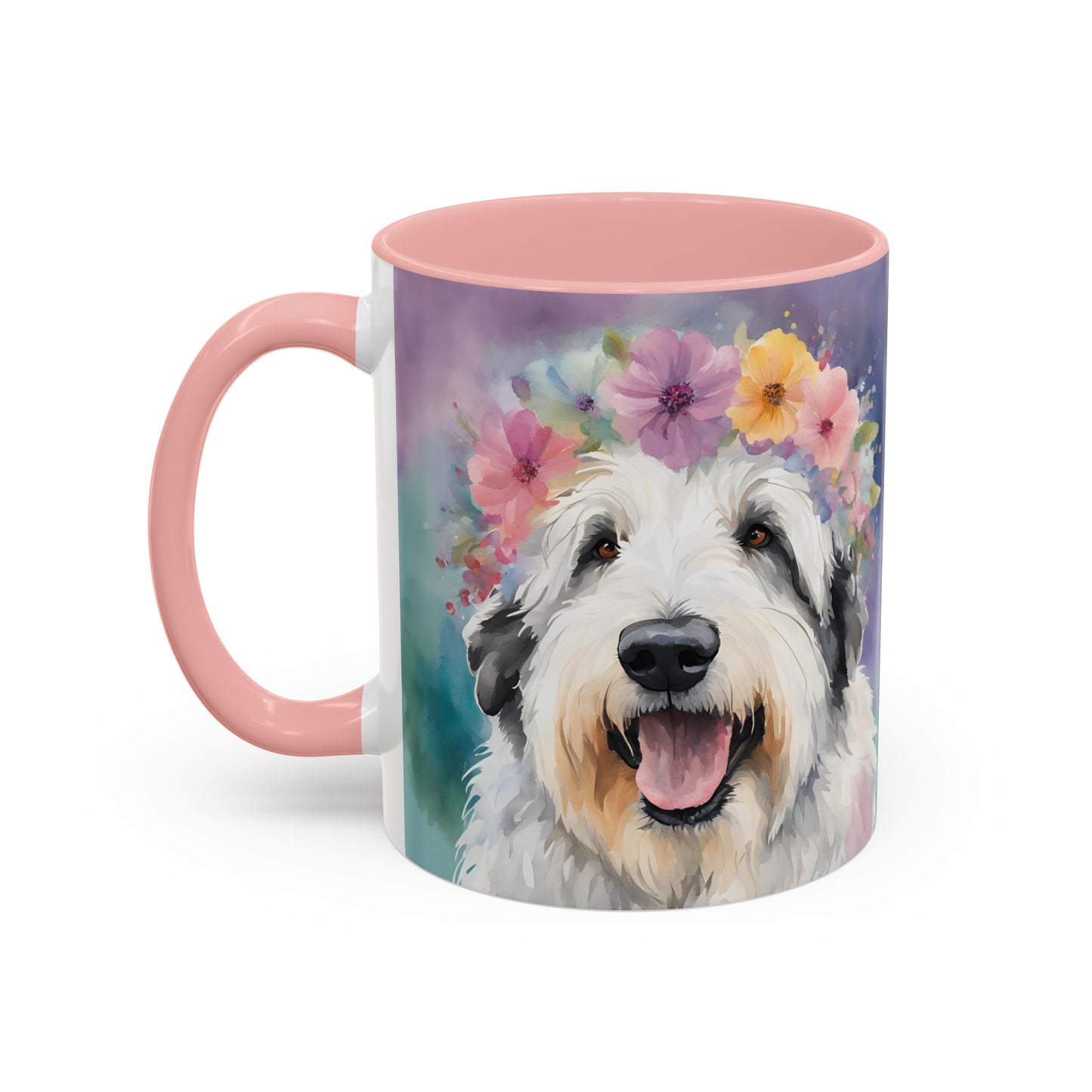 Bearded Collie 04 Accent Coffee Mug - Dog Lover Gift