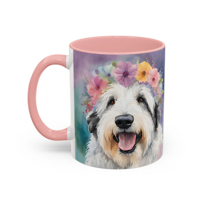 Bearded Collie 04 Accent Coffee Mug - Dog Lover Gift