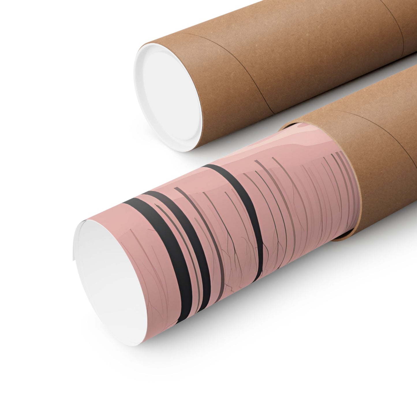 Lonely Forest Pink 28 Matte Square Posters