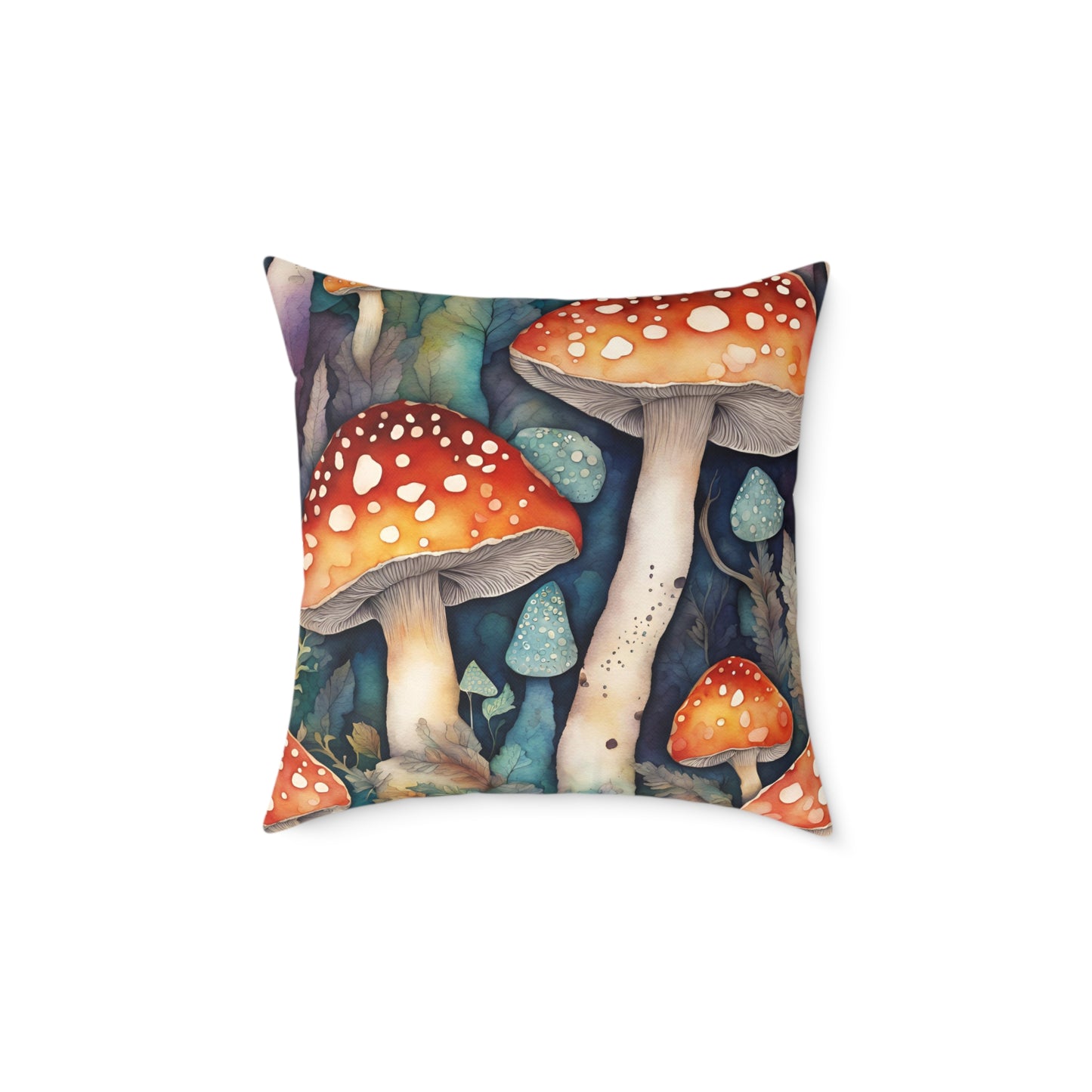 Toadstool 02 Poly Pillow - Natures Beauty Design