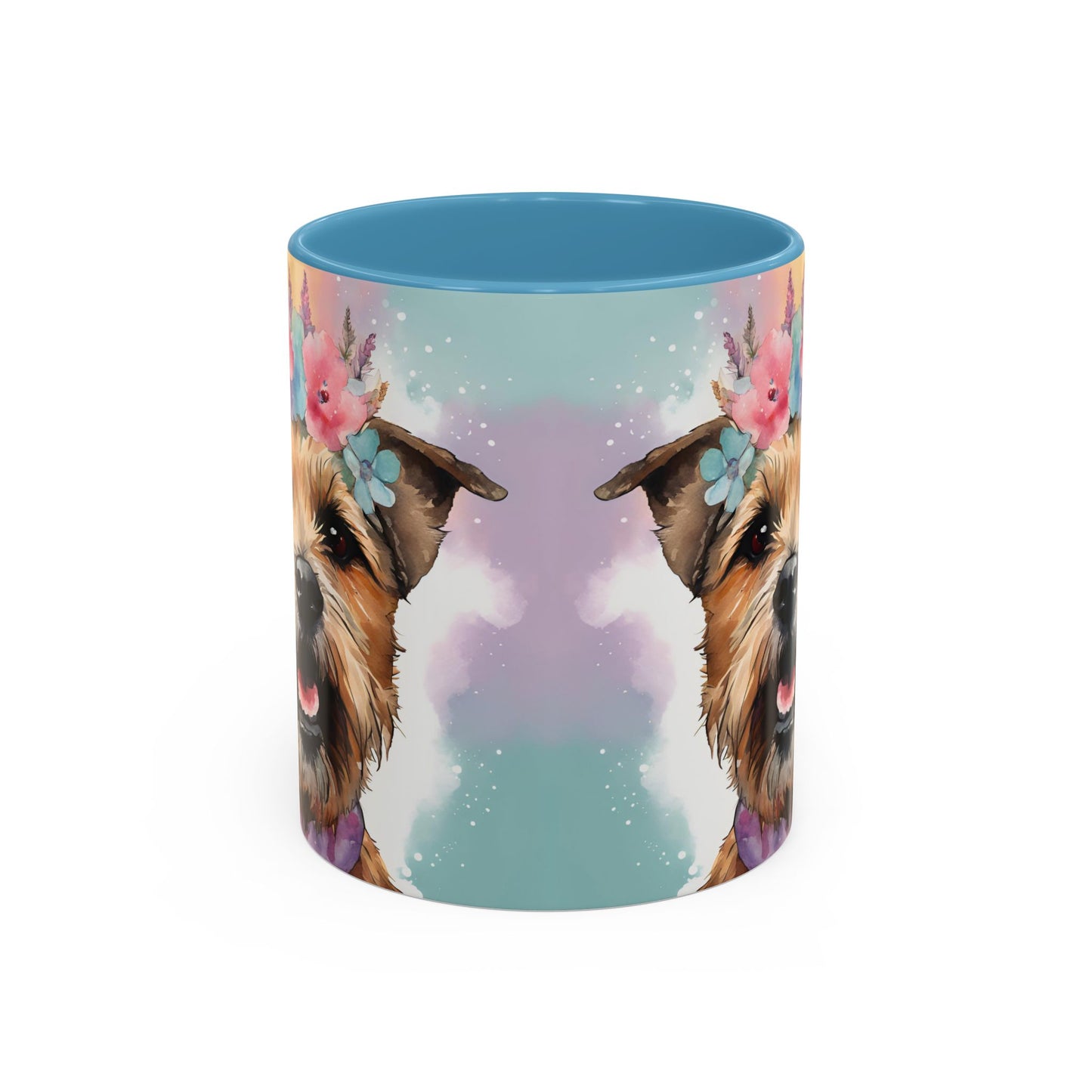 Border Terrier 02 Accent Coffee Mug - Dog Lover Gift