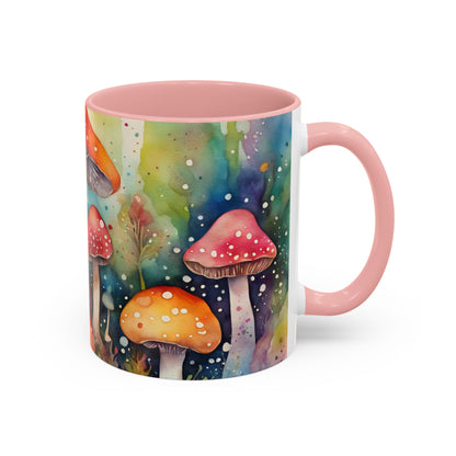 Mushroom 4 Accent Mug 11oz
