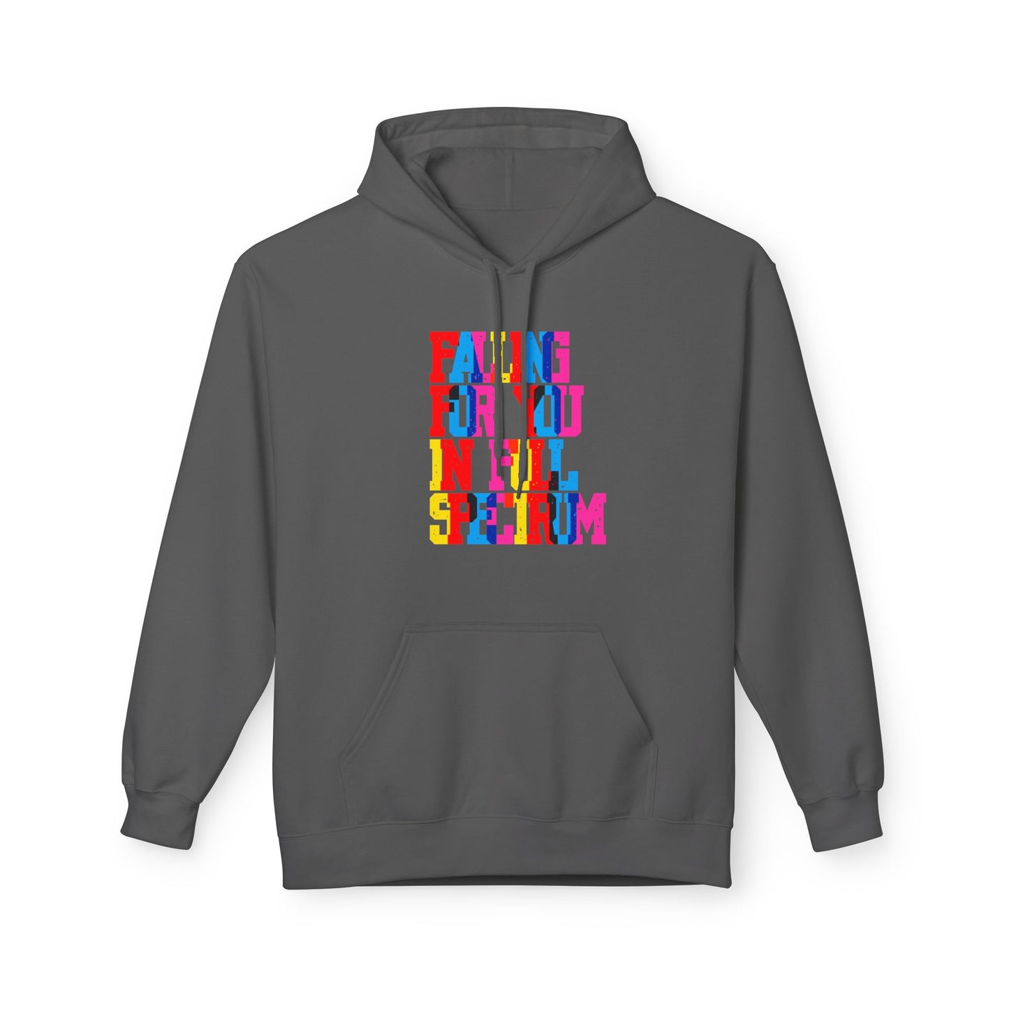 Falling For You In Full Spectrum Unisex Valentines Hoodie