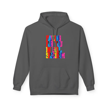 Falling For You In Full Spectrum Unisex Valentines Hoodie
