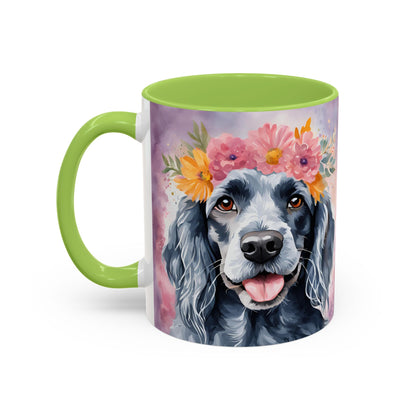 Blue Roan Cocker Spaniel 02 Accent Coffee Mug - Dog Lover Gift