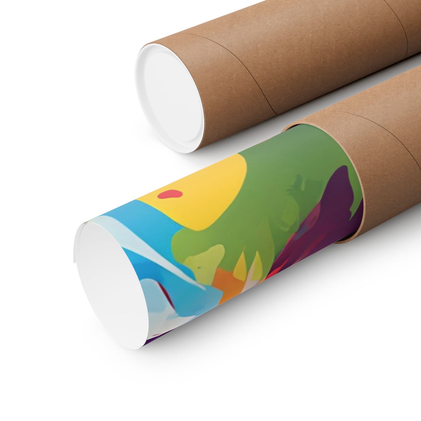 Multicolored Dachshund 4 Matte Vertical Poster