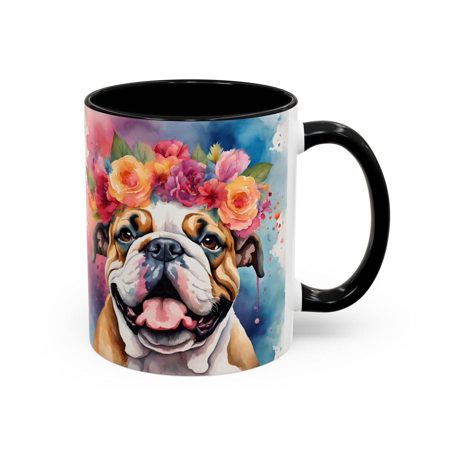British Bulldog 01 Accent Coffee Mug - Dog Lover Gift