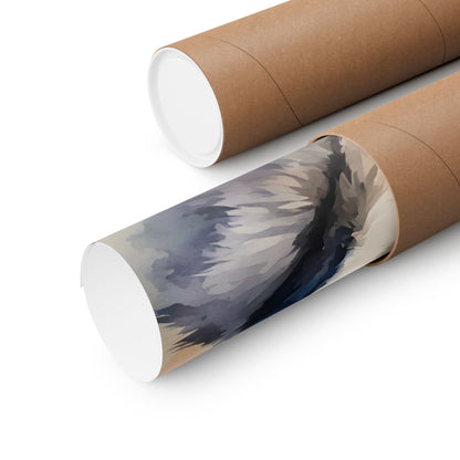 Dogs Husky 03 Matte Vertical Poster