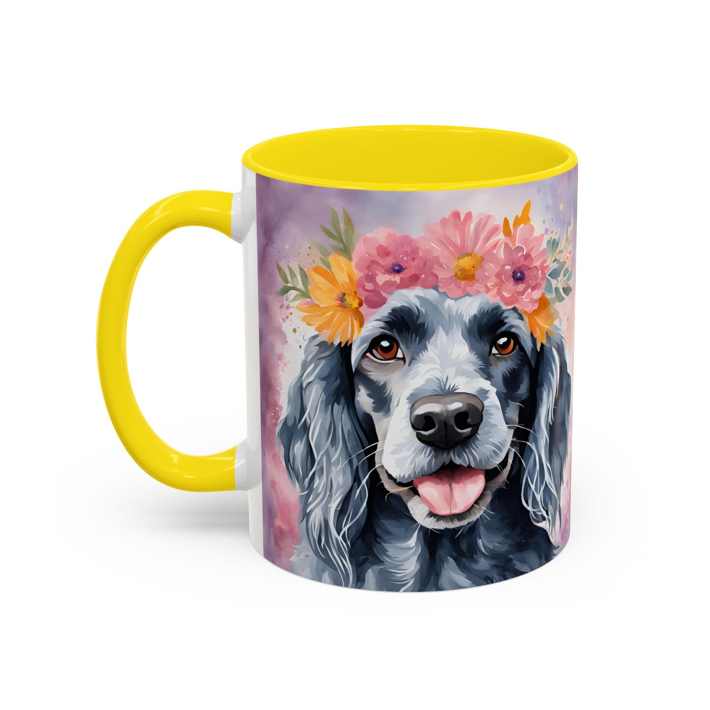 Blue Roan Cocker Spaniel 02 Accent Coffee Mug - Dog Lover Gift