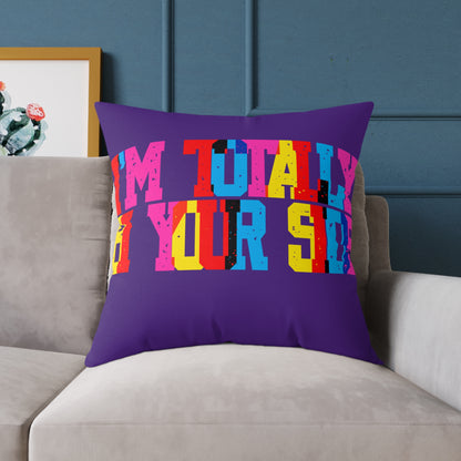 Totally Bi Your Side Poly Pillow