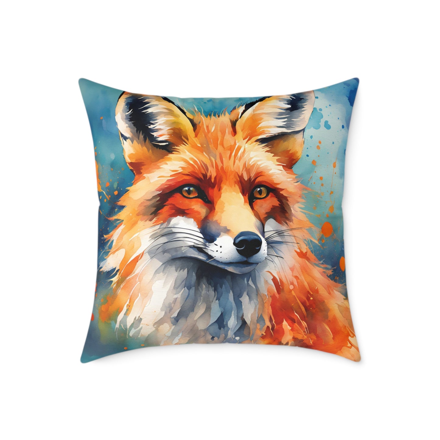 Fox 04 Poly Pillow - Natures Beauty Design