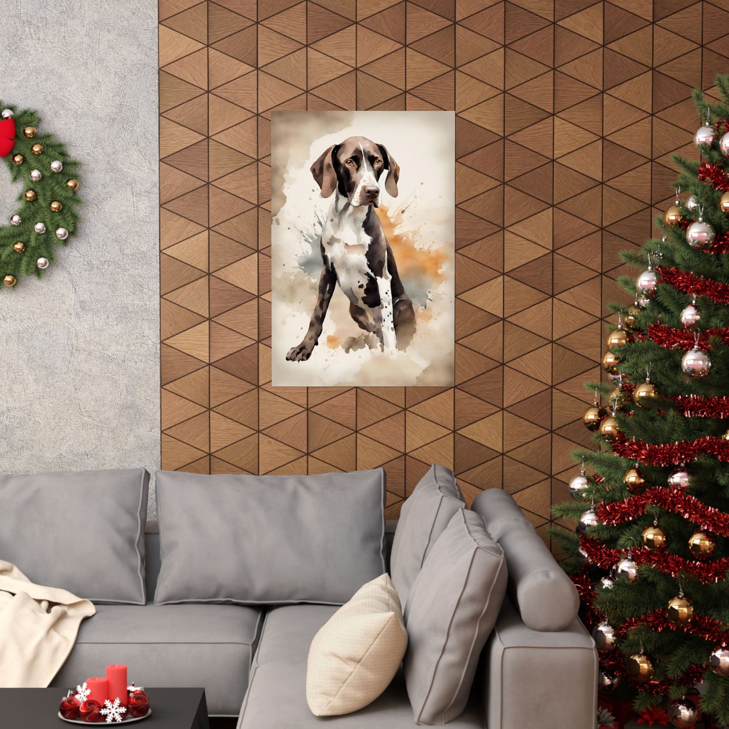Dogs Pointer 04 Matte Vertical Poster