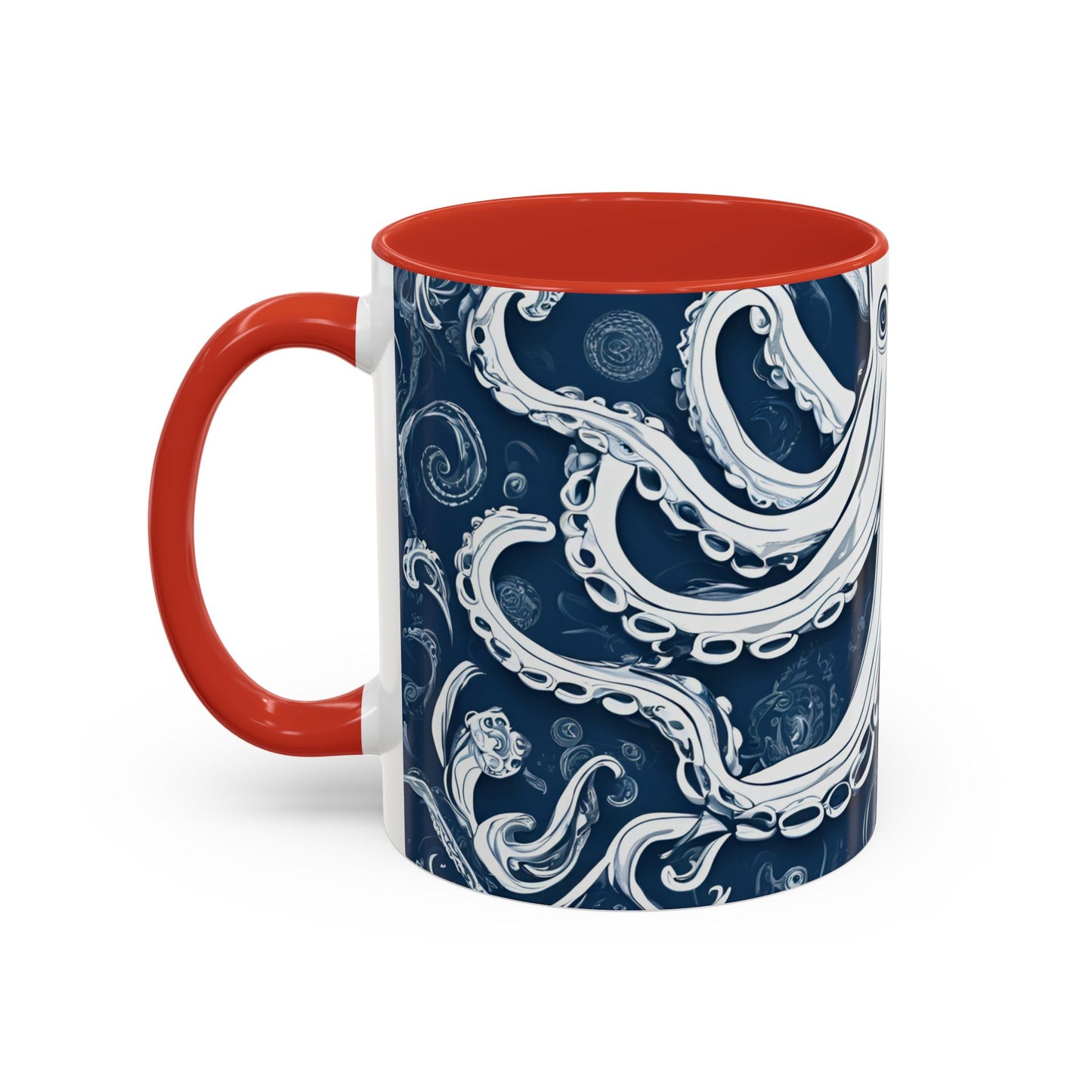 Octopus 8 Accent Coffee Mug (11oz)